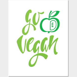 Go Vegan Posters and Art